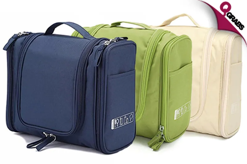From QR49 Add Some Space with a Multi-Compartment Toiletry Bag - Choose from 3 Nifty Colors! (Up to QR160 Value)